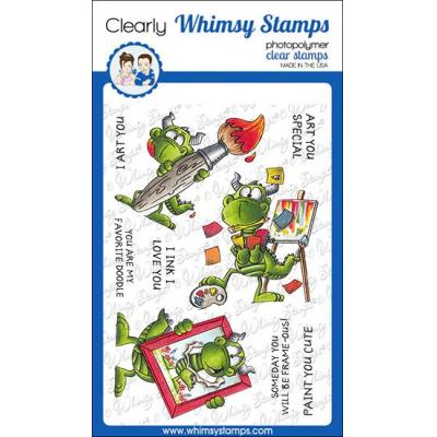 Whimsy Stamps Dustin Pike Clear Stamps - Dudley Art